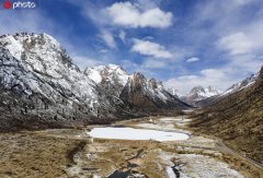 航拍四川莲宝叶则风景区 奇峰异石的艺术圣殿