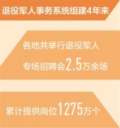 退役军人事务系统组建4年来—— 帮助226万名退役军人实现就业（新数据 新看点）