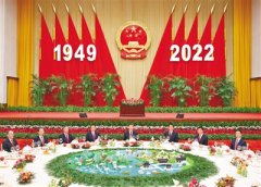 庆祝中华人民共和国成立73周年 国务院举行国庆招待会 习近平栗战书汪洋王沪宁赵乐际王岐山等出席 李克强致辞  韩正主持招待会